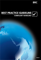 BRC Best Practice Guideline: Complaint Handling - Issue 2 (Print Version)