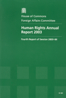 Human Rights Annual Report 2003 Human Rights Annual Report 2003