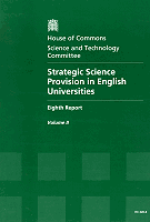 Strategic Science Provision in English Universities - Oral and Written Evidence Strategic Science Provision in English Universities - Oral and Written Evidence