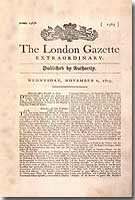 The London Gazette Extraordinary - Wednesday 6th November 1805 The London Gazette Extraordinary - Wednesday 6th November 1805
