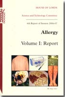 Allergy HL 166 I 6th Report of Session 2006-07 Volume 1 Report Allergy HL 166 I 6th Report of Session 2006-07 Volume 1 Report