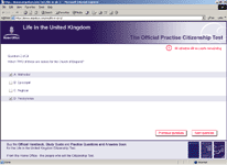Official Practice Citizenship Test