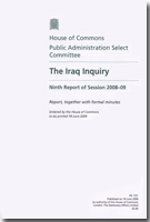 The Iraq Inquiry (HC 721) The Iraq Inquiry (HC 721)
