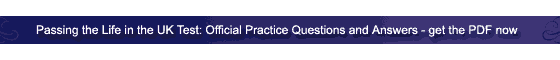 Passing the Life in the UK Test: Official Practice Questions and Answers. Get the interactive PDF now.