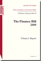 The Finance Bill 2009 (HL Paper 113-I) The Finance Bill 2009 (HL Paper 113-I)