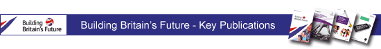 Building Britain's Future key publications