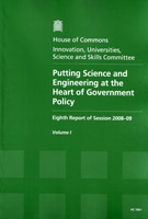 Putting Science and Engineering at the Heart of Government Policy (HC 168-I) Putting Science and Engineering at the Heart of Government Policy (HC 168-I)
