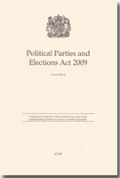 Political Parties and Elections Act 2009: Elizabeth II - Chapter 12 Political Parties and Elections Act 2009: Elizabeth II - Chapter 12