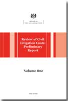 Review of Civil Litigation Costs: Preliminary Report by Rt Hon Lord Justice Jackson