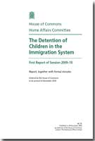 The Detention of Children in the Immigration System - HC 73 The Detention of Children in the Immigration System - HC 73