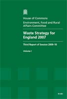 Waste Strategy for England 2007 - HC 230-I Waste Strategy for England 2007 - HC 230-I