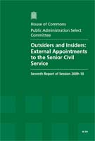 Outsiders and Insiders: External Appointments to the Senior Civil Service - HC 241 Outsiders and Insiders: External Appointments to the Senior Civil Service - HC 241