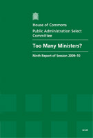Too Many Ministers? - HC 457 Too Many Ministers? - HC 457