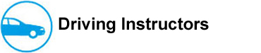 Driving Instructors image and text header