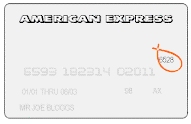 Credit/debit card security code