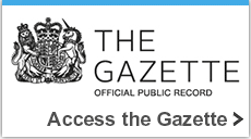 Visit thegazette.co.uk