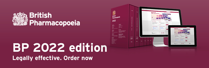British Pharmacopoeia 2022 - order now